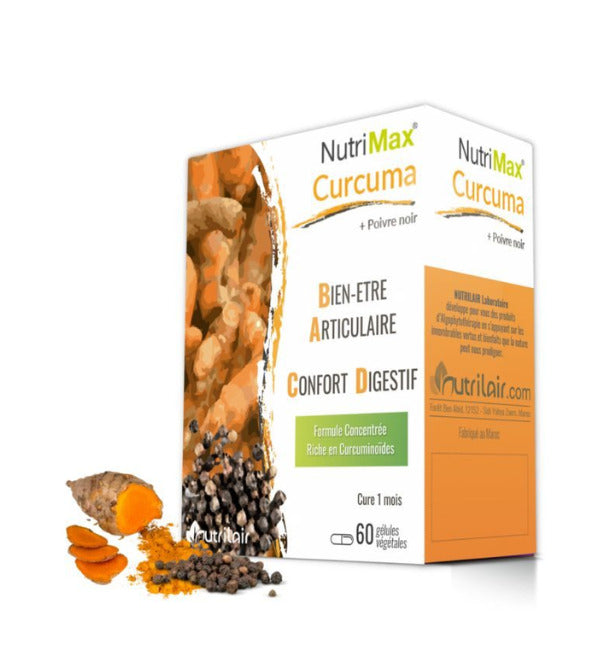 Nutrimax Turmeric + Black Pepper 60 Capsules