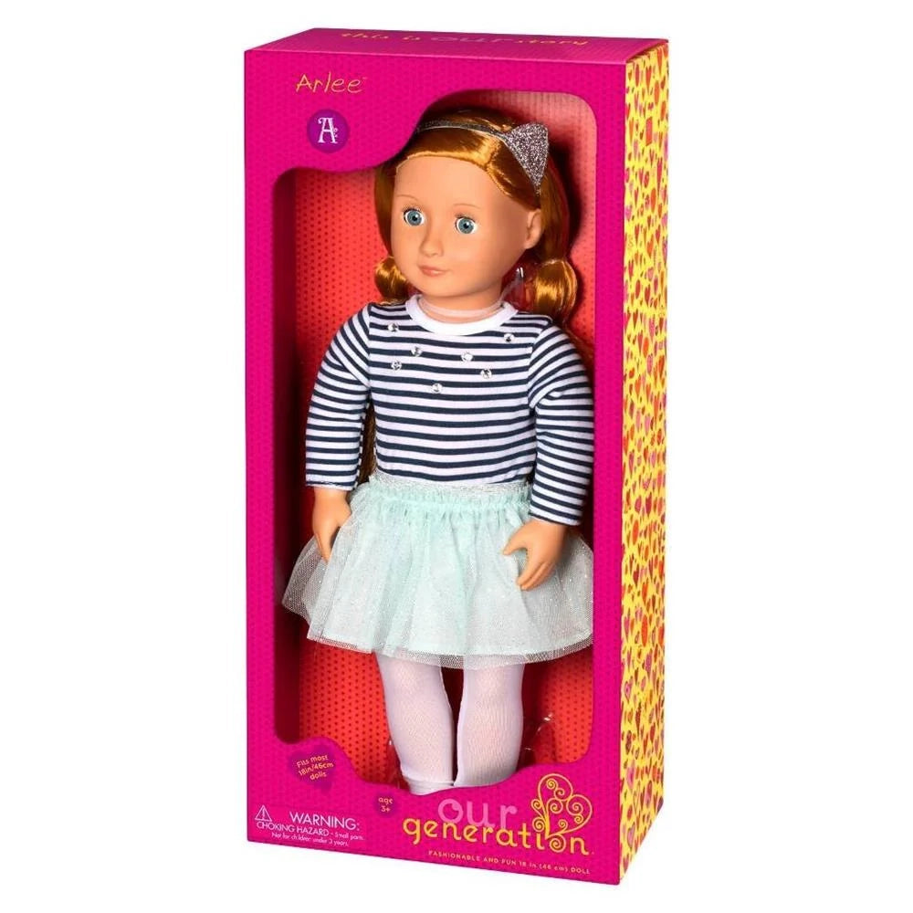 Our Generation Poupée avec Haut et Jupe Tutu 46cm 3A+ - Arlée