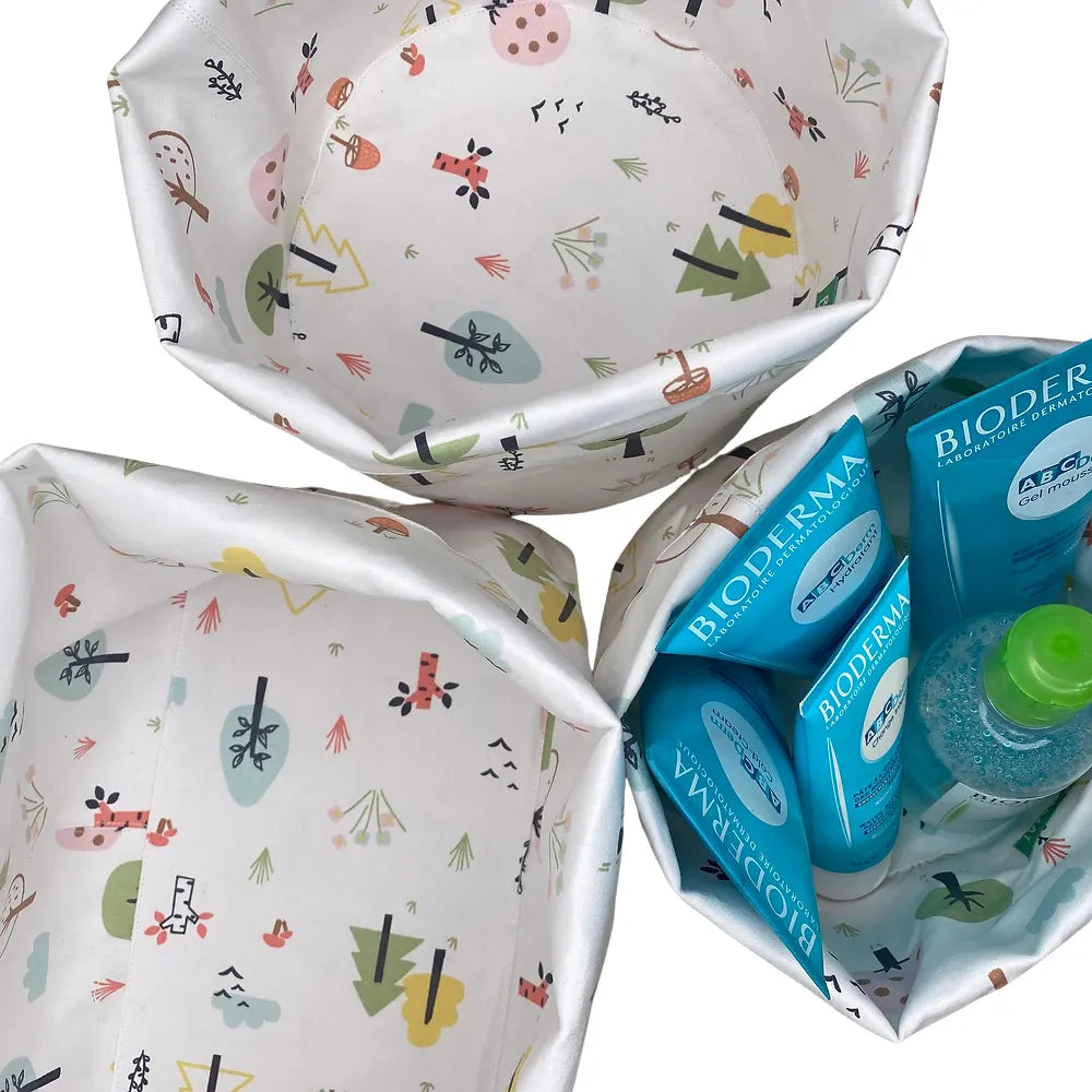 طقم من 3 سلال بيبيمات - طبيعة