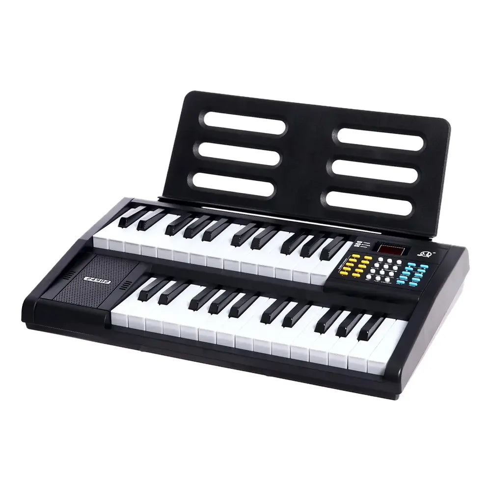 49-Key Electronic Double Piano with Microphone - 3A+