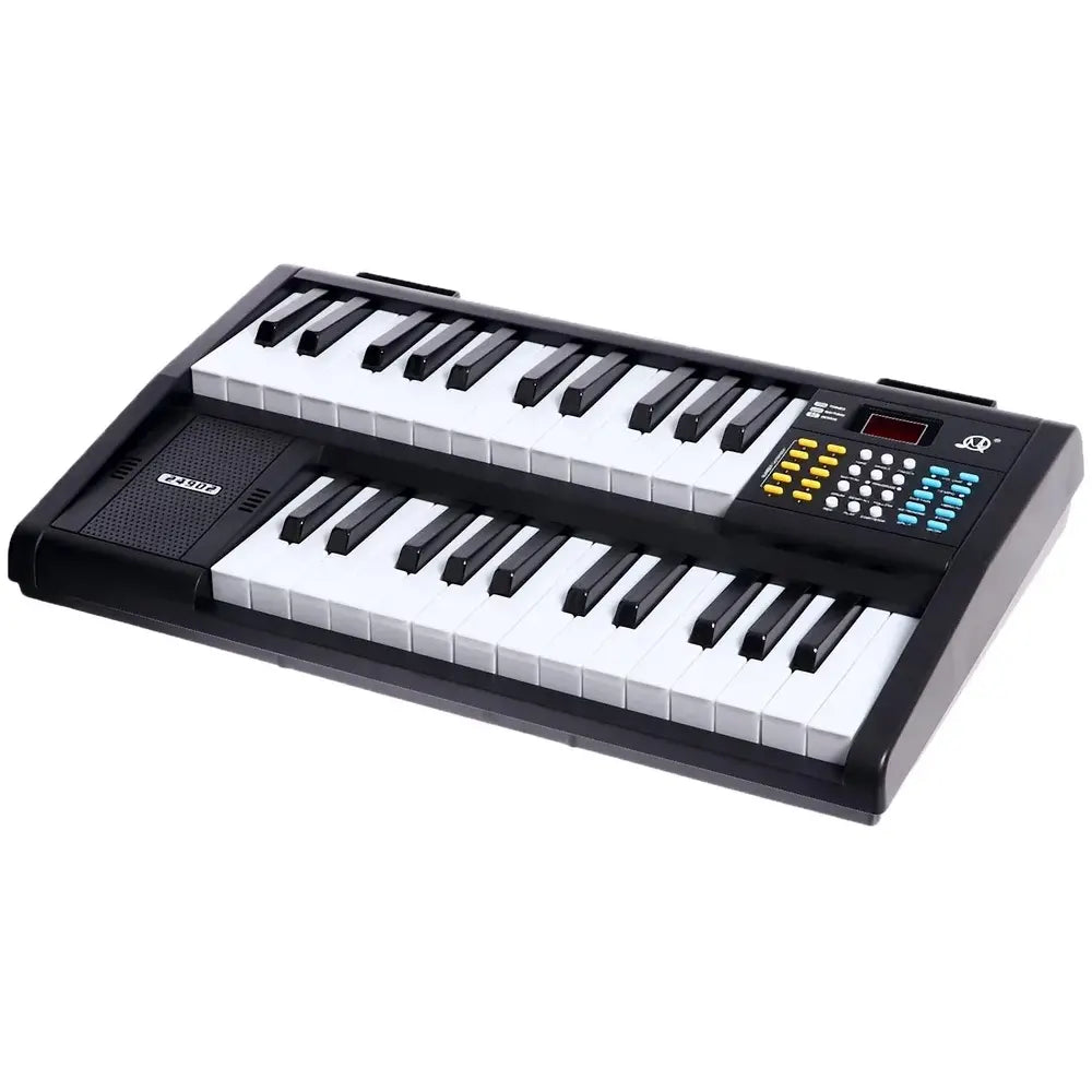 49-Key Electronic Double Piano with Microphone - 3A+