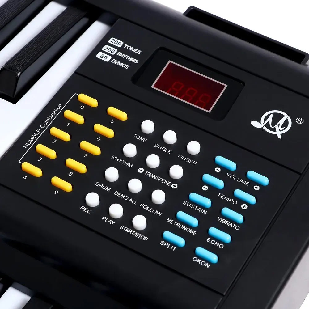 49-Key Electronic Double Piano with Microphone - 3A+