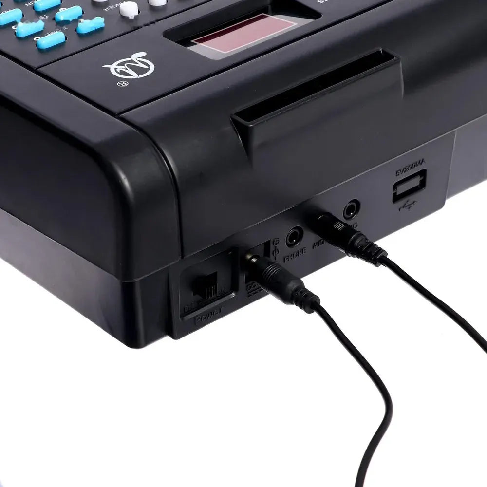49-Key Electronic Double Piano with Microphone - 3A+