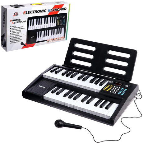 Double Piano de 49 Touches avec Microphone- 3A+