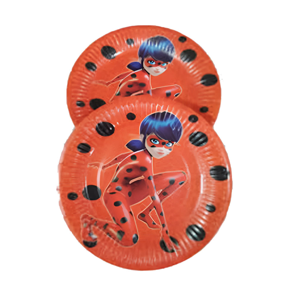 Pack de 10 Assiettes en Papier – Miraculous