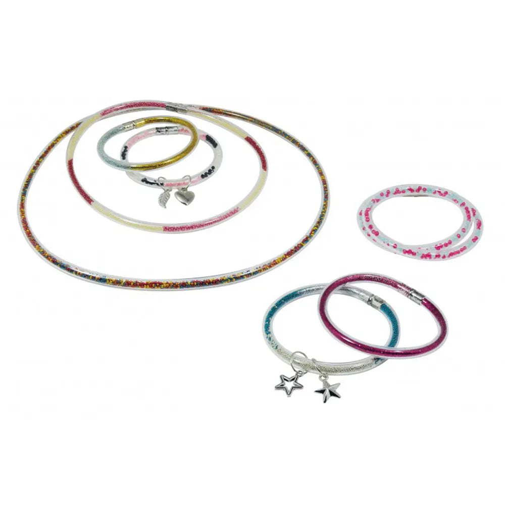 Buki Kit Créatif Bracelets Paillettes 8A+