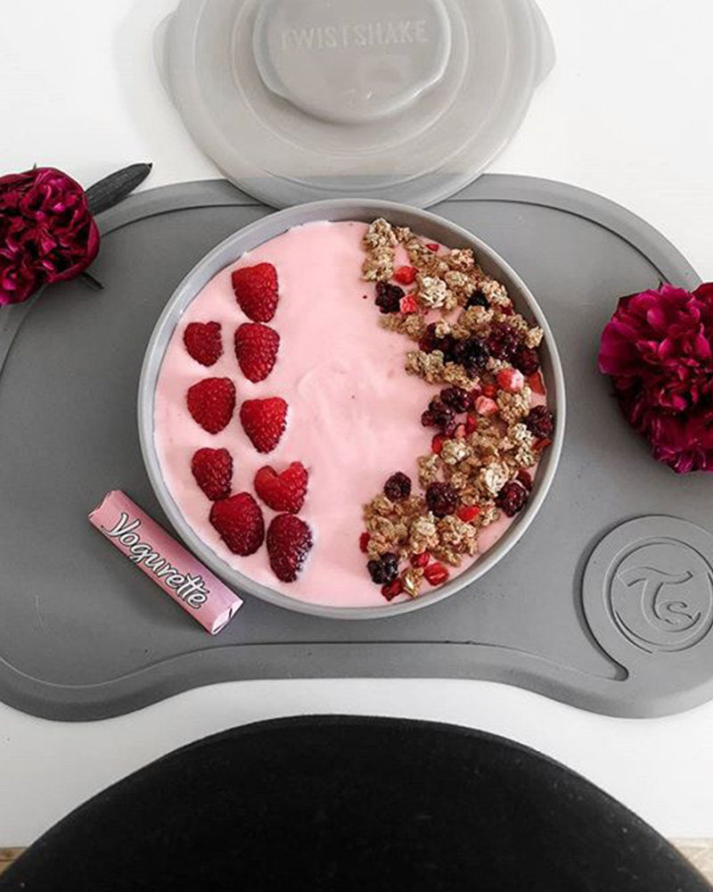 Click-Mat Tray & Twistshake Plate - Gray