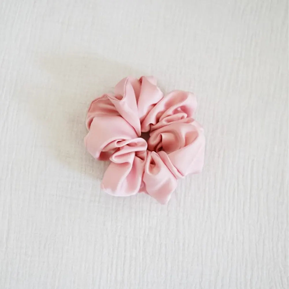 Bambidou Silk Scrunchie - Water Green