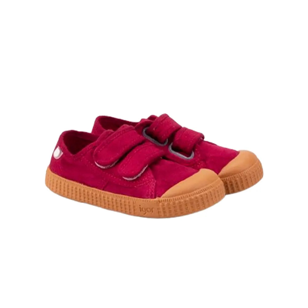 Berri V Caramelo Sneaker Igor - Burgundy