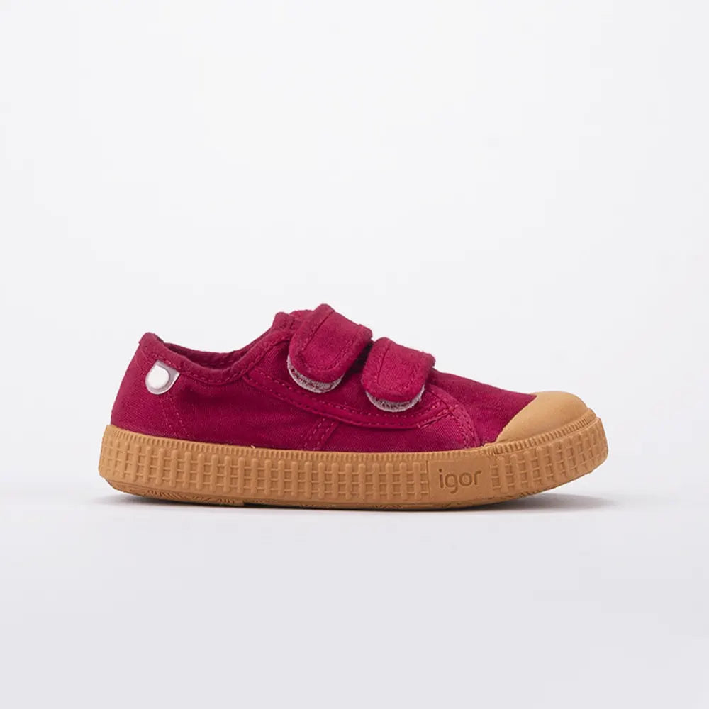 Berri V Caramelo Sneaker Igor - Burgundy