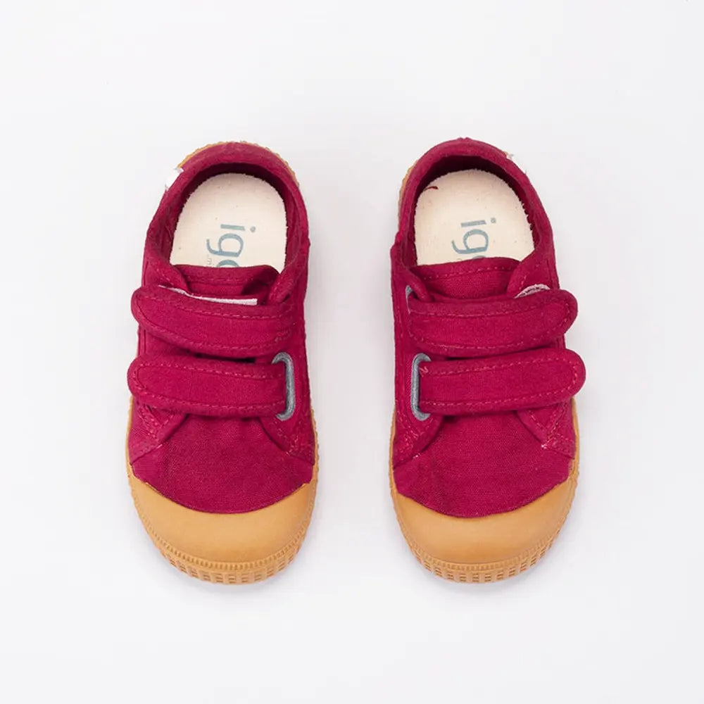 Berri V Caramelo Sneaker Igor - Burgundy
