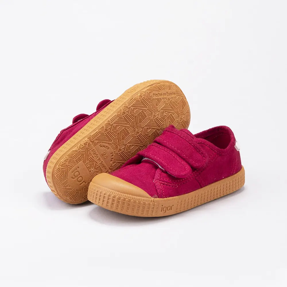Berri V Caramelo Sneaker Igor - Burgundy
