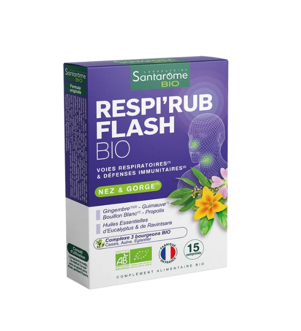 سانتاروم RESPI'RUB FLASH 15 قرصًا