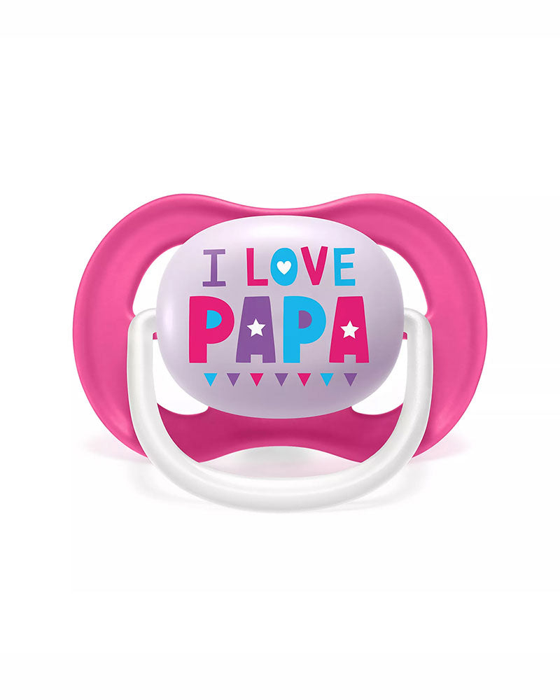 Avent Lot de 2 Sucettes Orthodontiques Ultra Air Happy 6-18m Fille