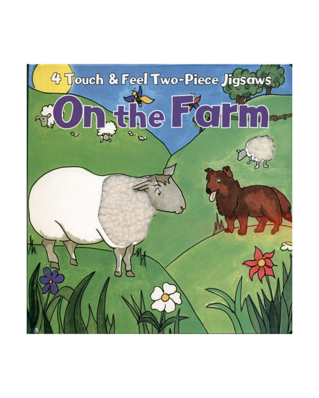 4 Touch and Feel Two Piece Jigsaws - On The Farm