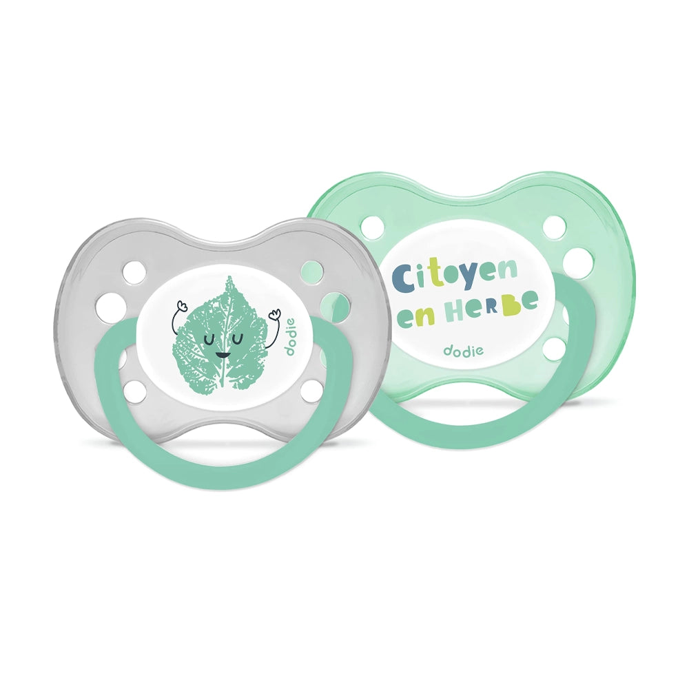 Lot de 2 Sucettes Anatomiques Silicone Dodie +6m - Summer Time