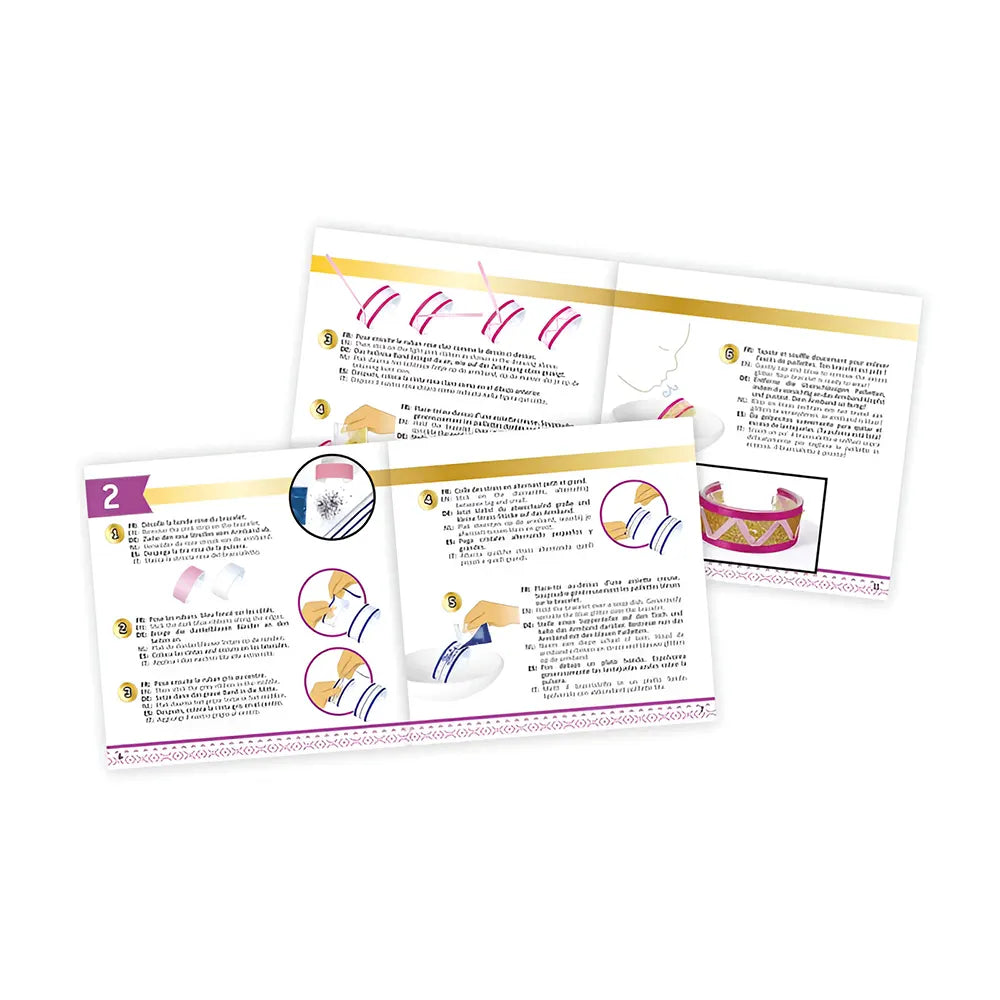 Buki Set de Création de Bracelets à Paillettes 8A+