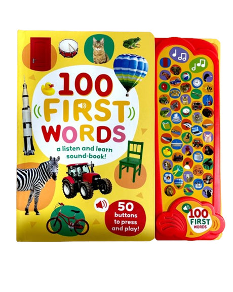 50 Button Photo Sound Book - First Words