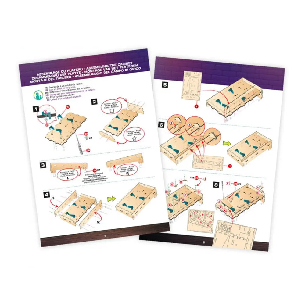 Buki Construire Flipper en Bois 8A+