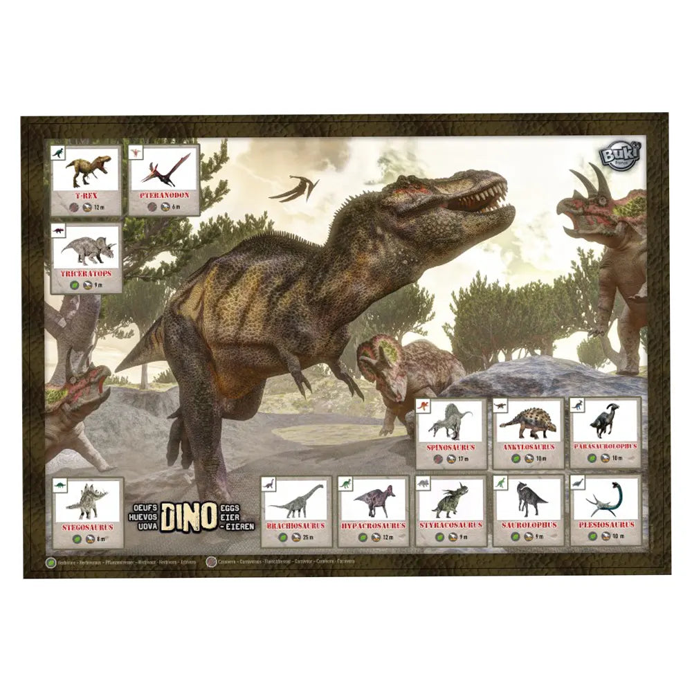 Buki Pack Dino Oeuf Maxi 6A+