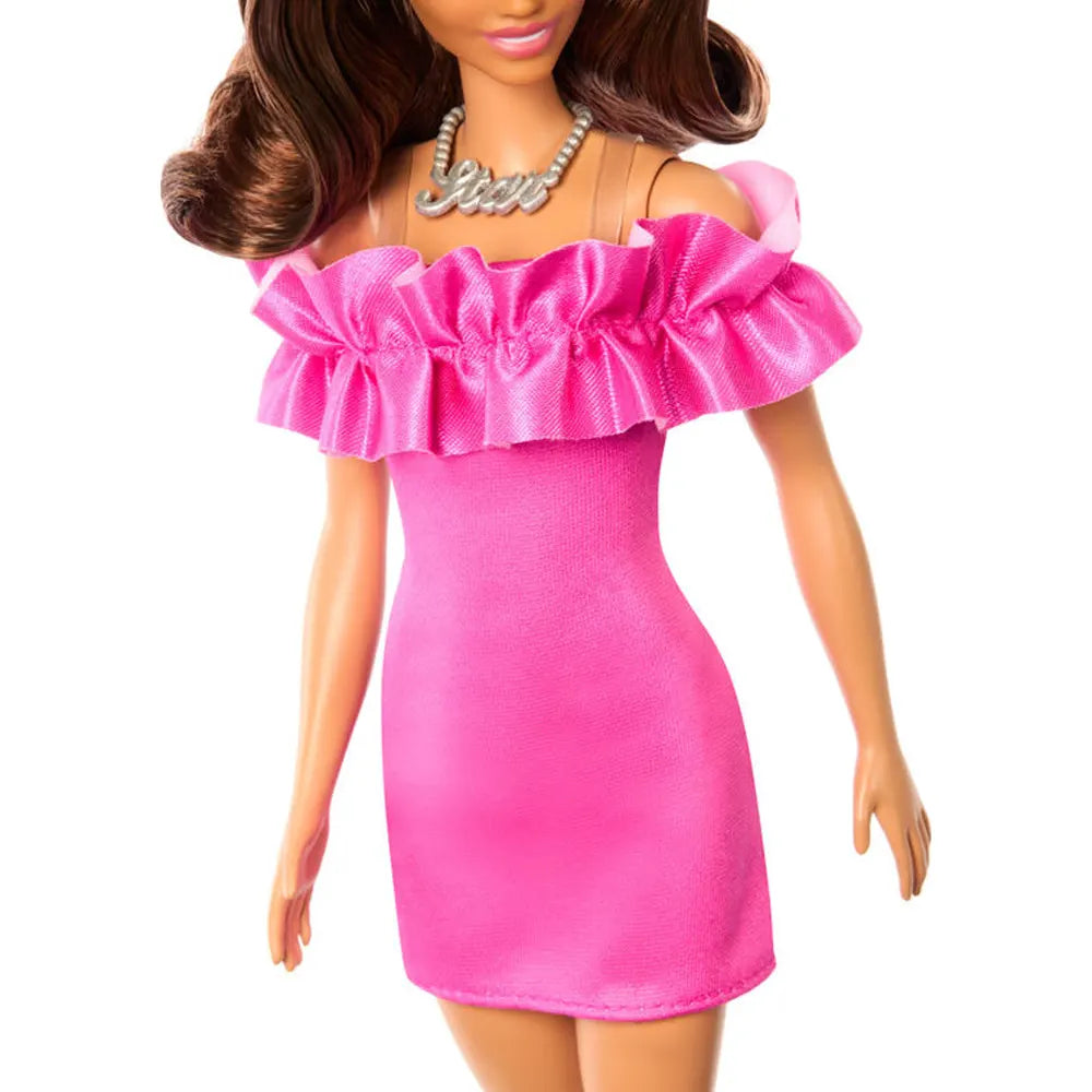 Barbie Fashionistas - Doll with Pink Dress - 3Y+