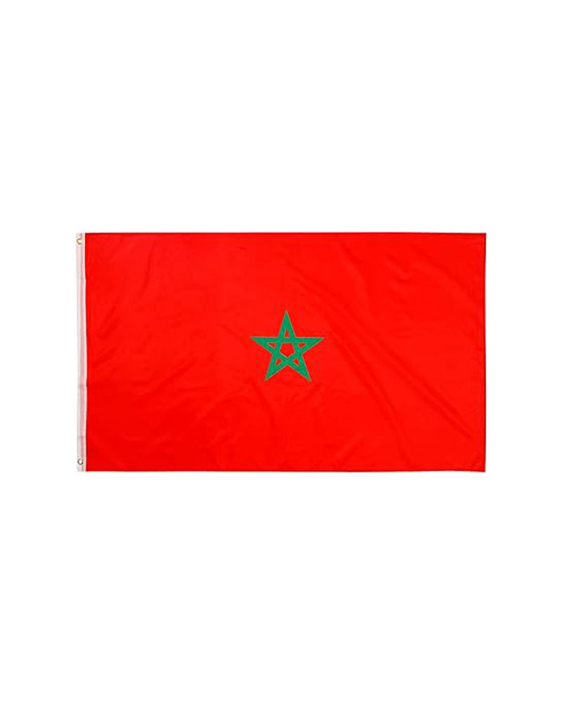 Patch Drapeau Maroc Brodé - 8,8x6,2cm - Thermo-collant Ou à Coudre - Pour Vêtements Et Accessoires