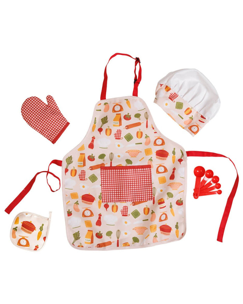 Halinuia Tablier De Cuisine Imperméable Pour Enfant – Réglable, 2 Poches, Motif "Princesse Dans La Cuisine" – Pour Peinture, Poterie, Pâtisserie