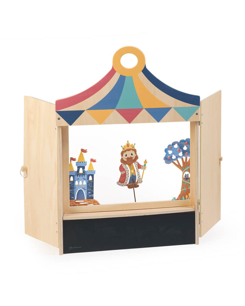 Eurekakids - Teatro de madera con personajes 3A+