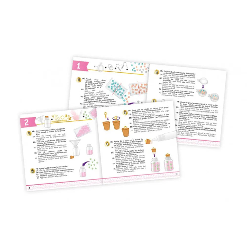 Buki Set de Création des Flacons à Bijoux 8A+