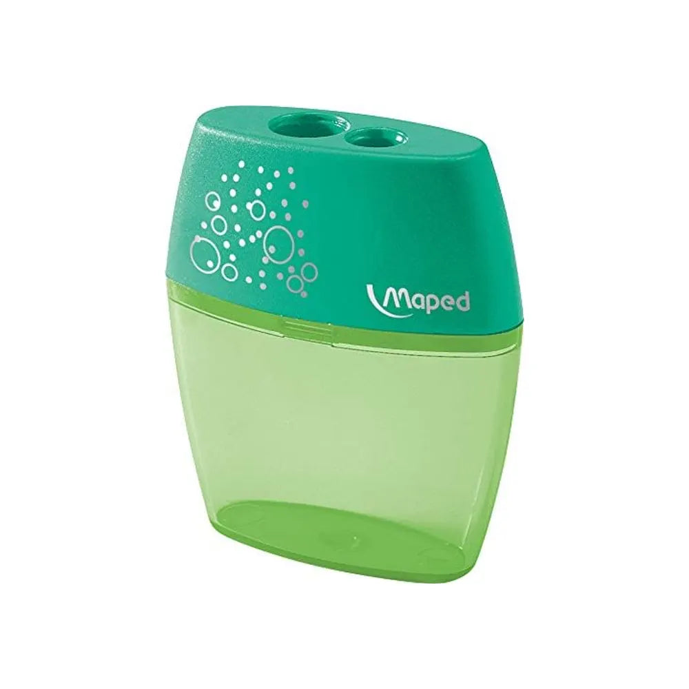 Maped Sacapuntas Shaker de 2 orificios - Verde
