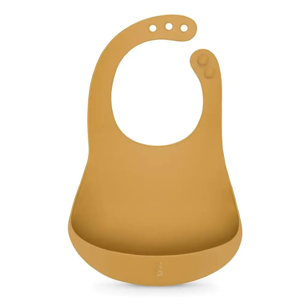 Suavinex Lot de 2 Bavoirs en Silicone 4m+ - Jaune & Gris