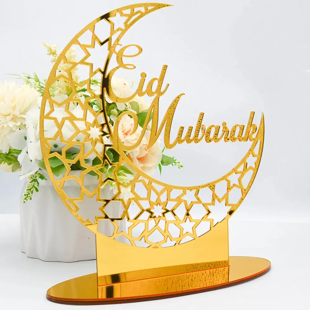Decoración Eid Luna - Oro