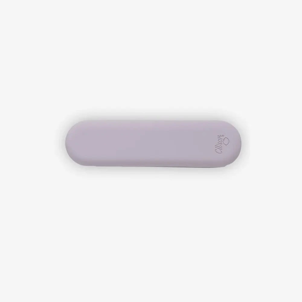 Citron Set de Couverts avec Étui en Silicone – Violet