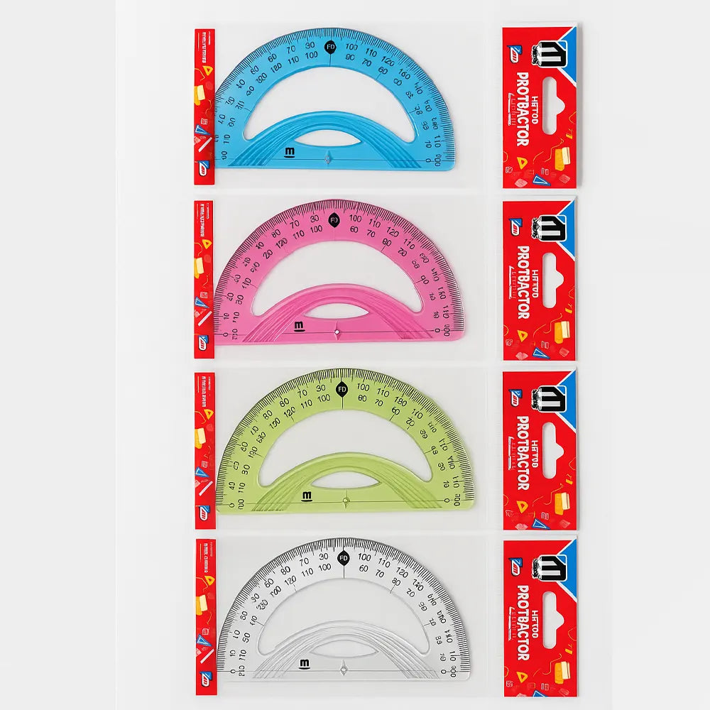 M.School Transportador de Plástico – 180°