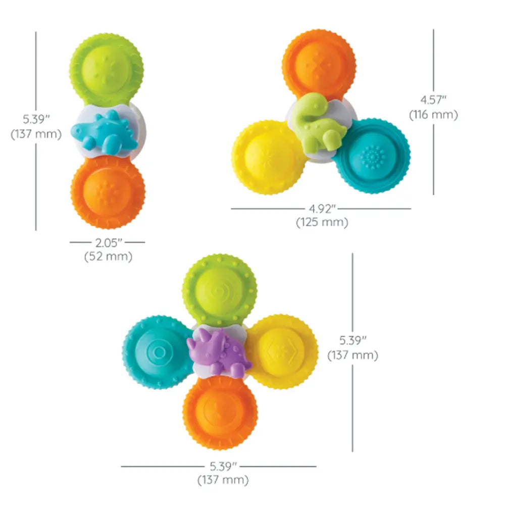 Infantino 3 Spinners en Silicone – 6M+