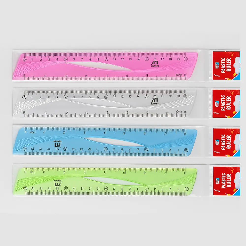 M.School Regla Translúcida de 20 cm