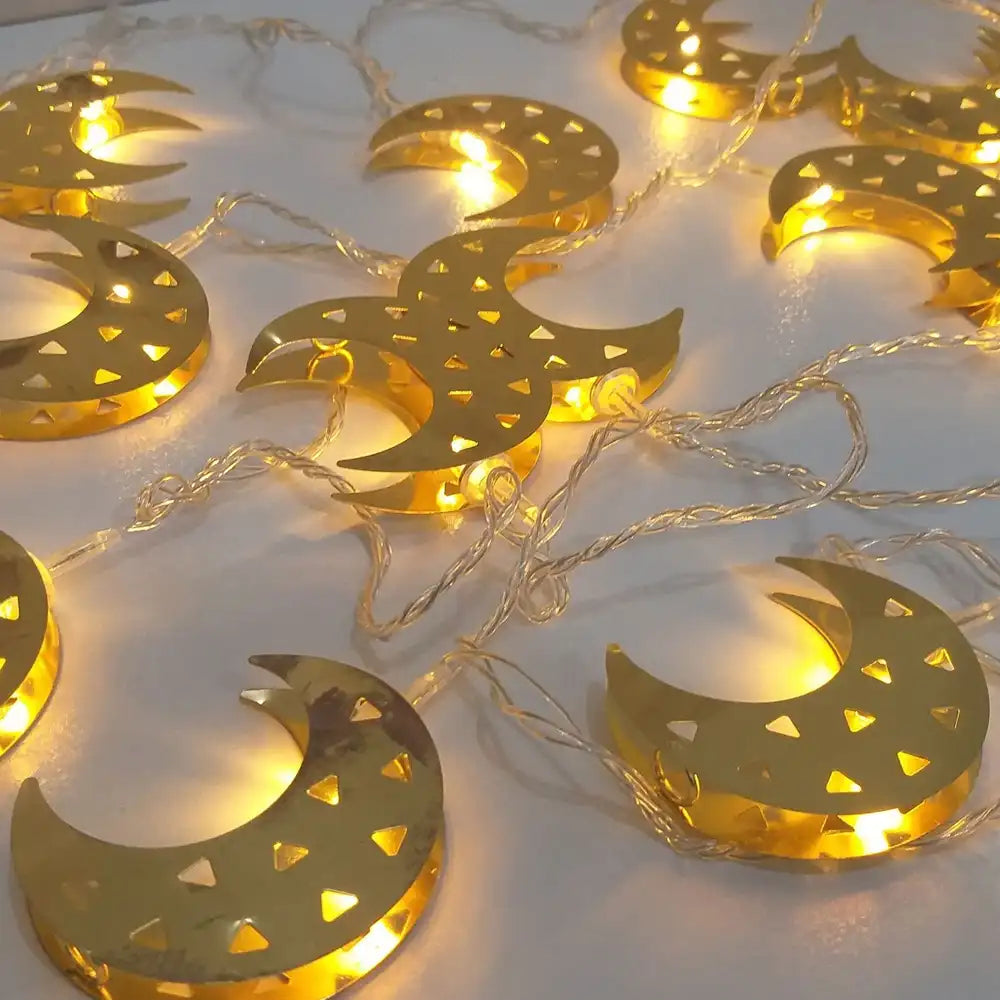 LED Light Garland with Battery Box 1.65 m - Moon