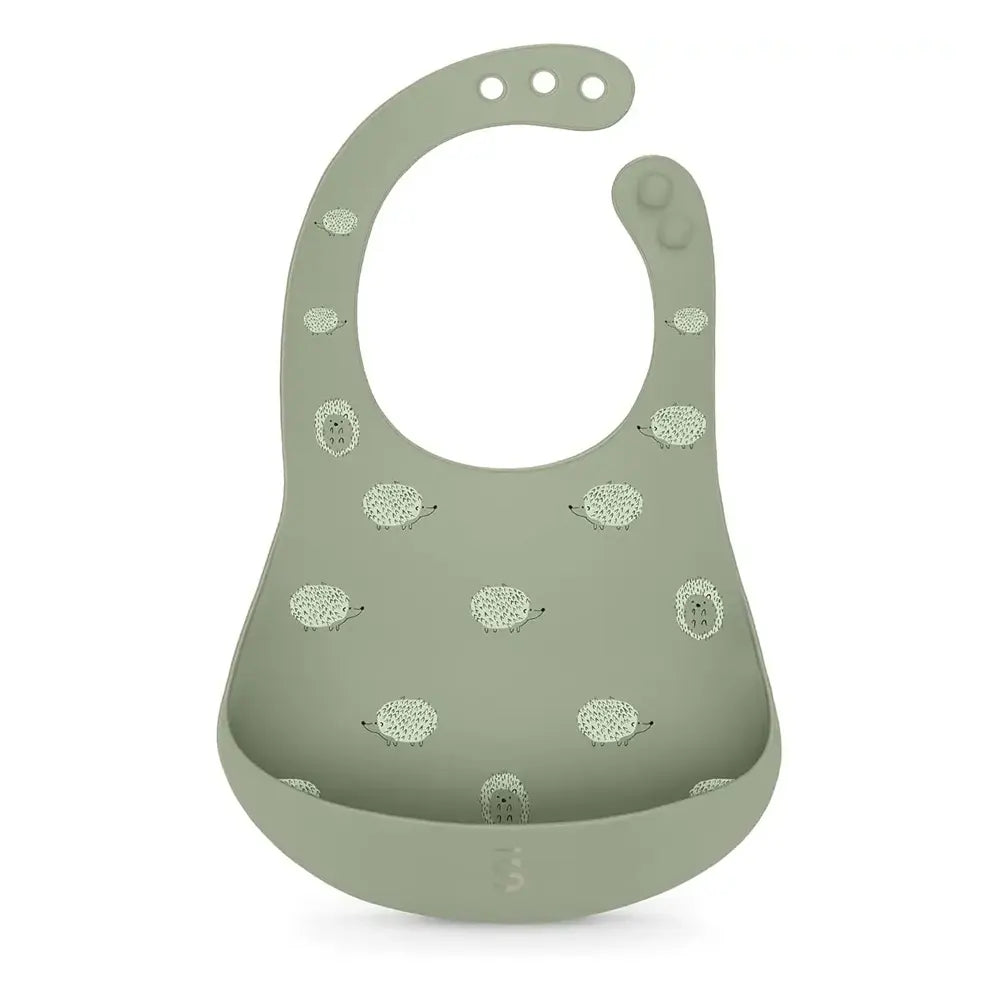 Suavinex Lot de 2 Bavoirs en Silicone - Imperméables et Ajustables 4m+