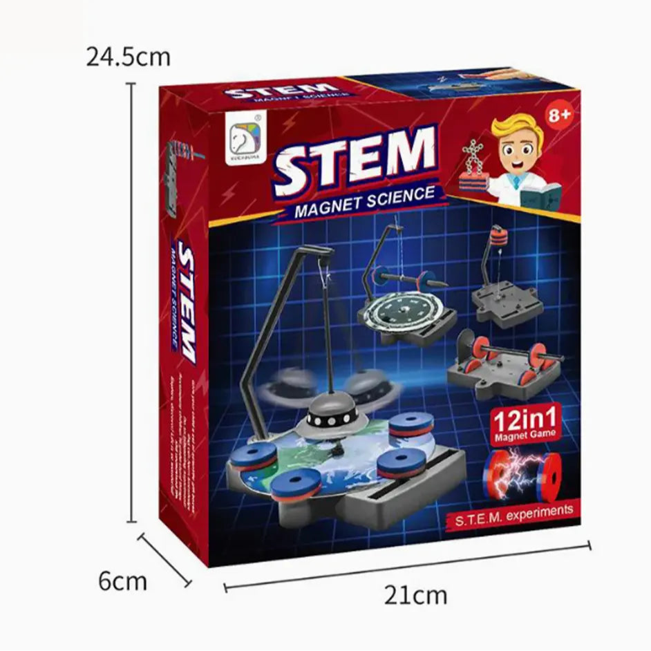 12-in-1 Magnetic Science Kit - STEM Experiments - Grades 8A+