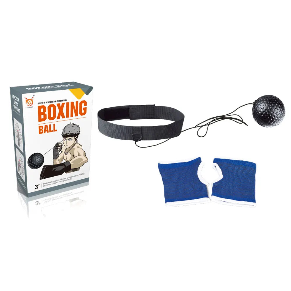 Balle de Réflexe de Boxe avec Bandeau