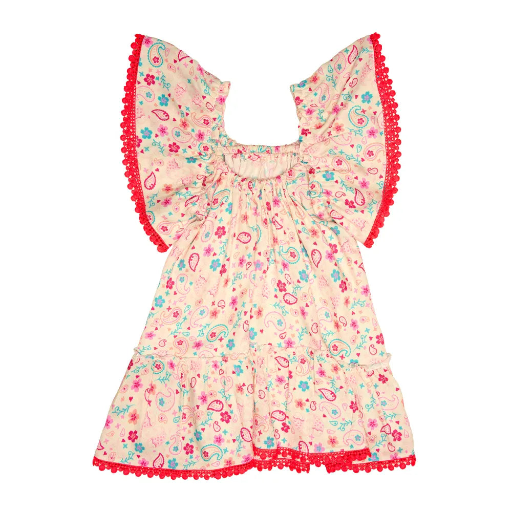 Maïcha Robe Miyu à Manches - Imprimé Asian