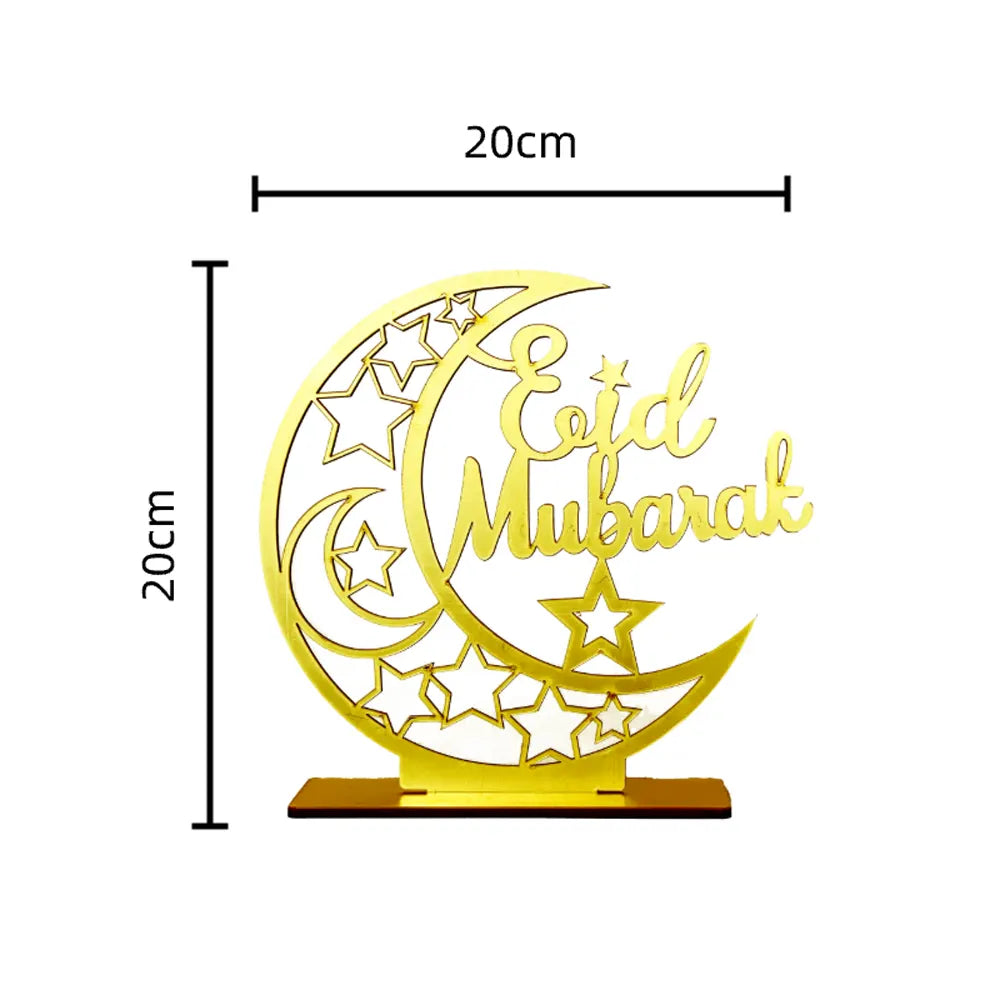 Decoración Eid Luna - Oro