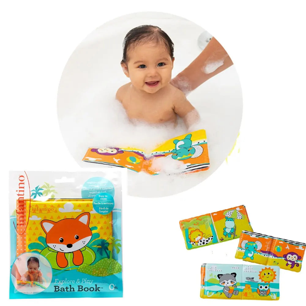 Infantino Livre de Bain des Animaux - 0M+