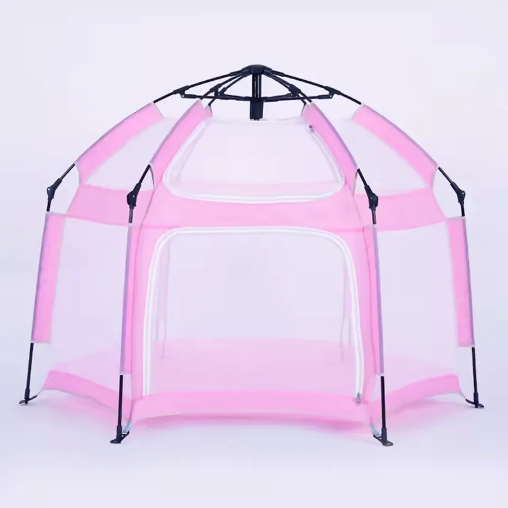 خيمة أطفال وحظيرة لعب مزدوجة الاستخدام