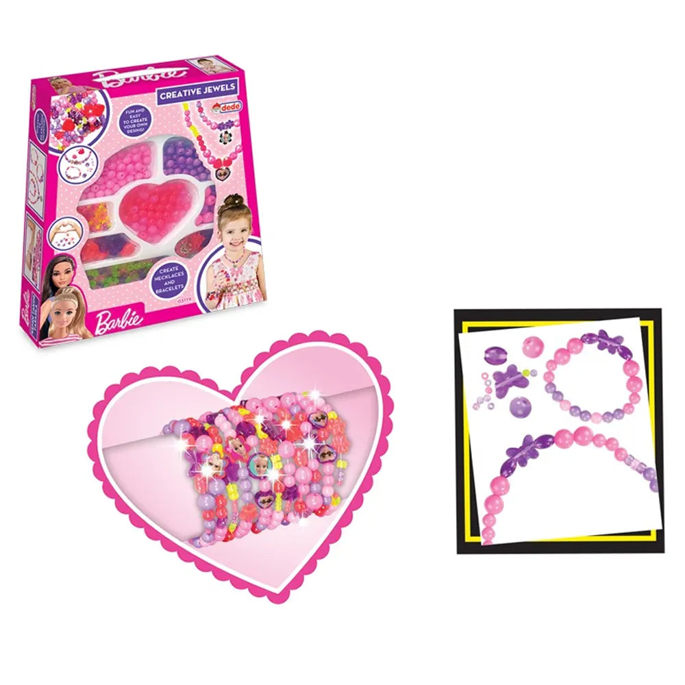 Dede Kit Créatif Bijoux Enfant Perles Barbie - 8A+