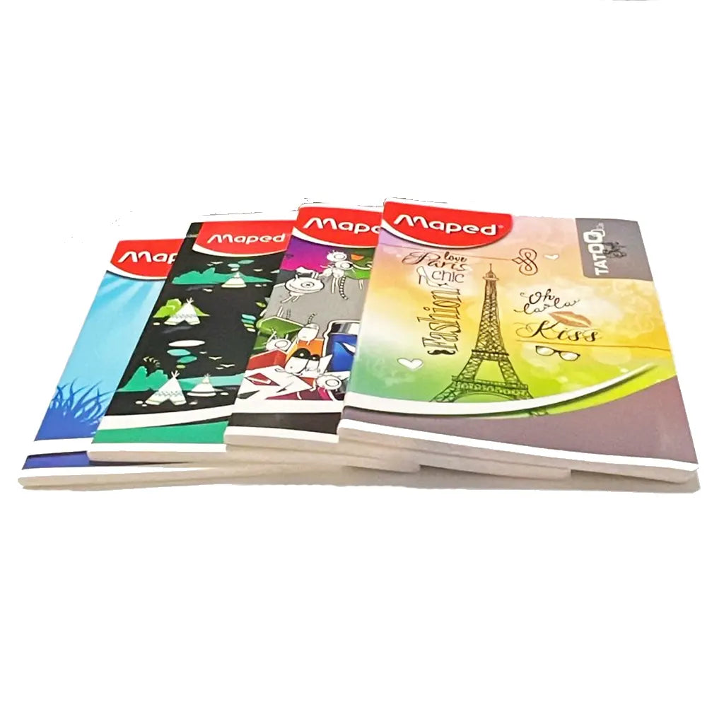 Cuaderno grapado Maped 17x22 cm Séyes 72 g - 140 páginas