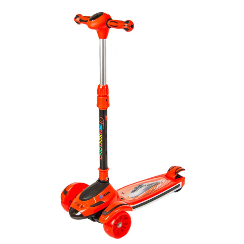 Airplane Theme Kids Scooter - Red