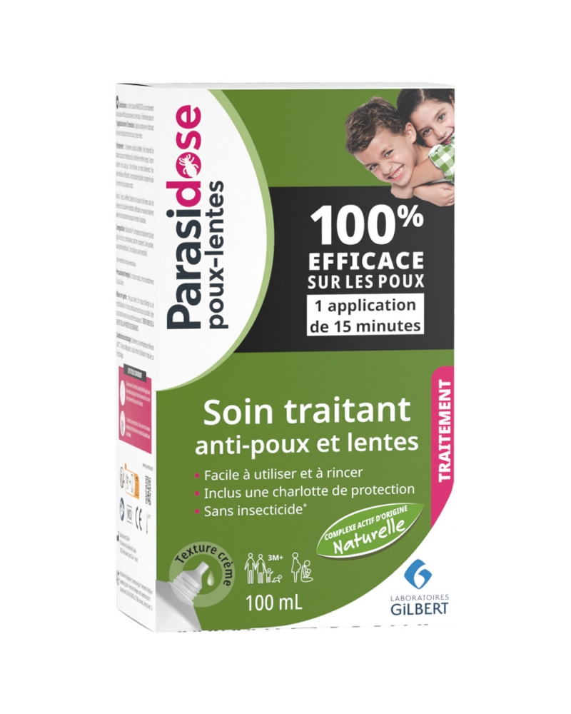 Parasidose Gilbert Soin Traitant Anti-Poux et Lentes - 100ml