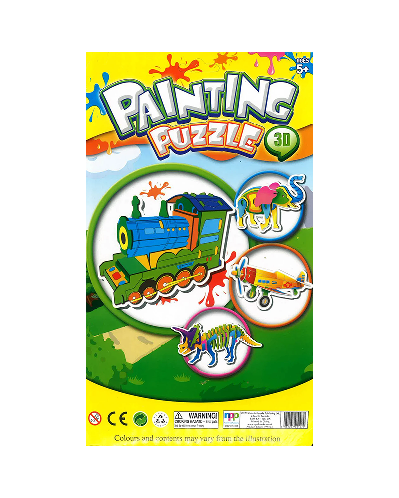 Painting Puzzle 3D - Train