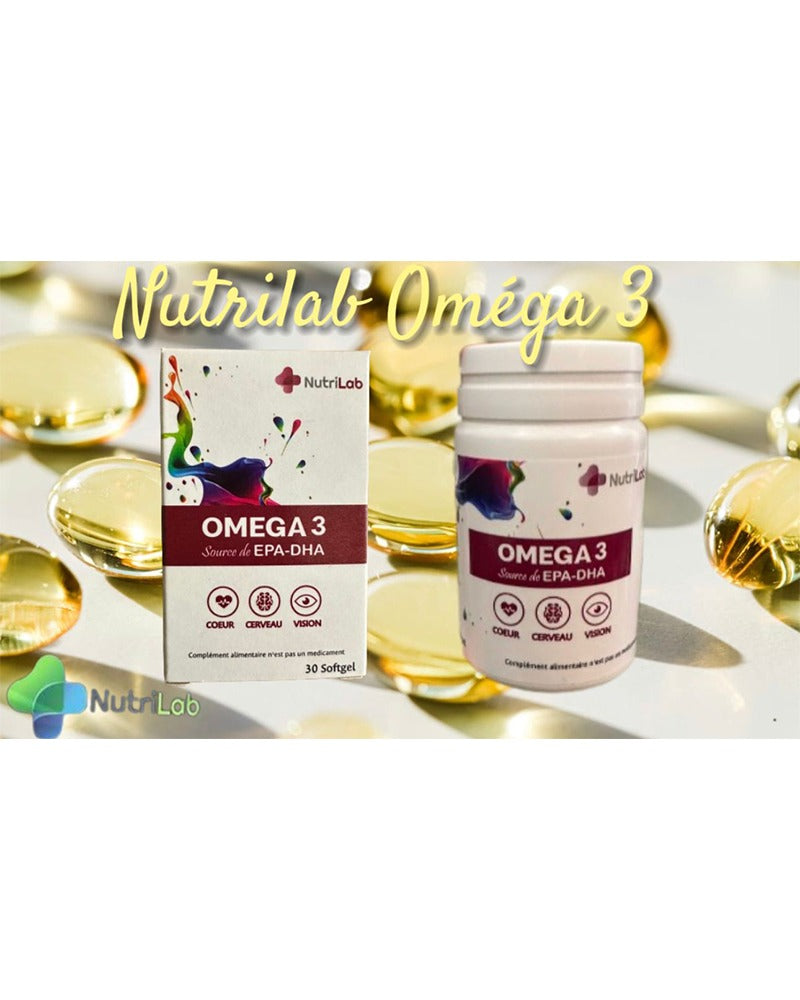 Nutrilab Omega 3 - 30 Gélules